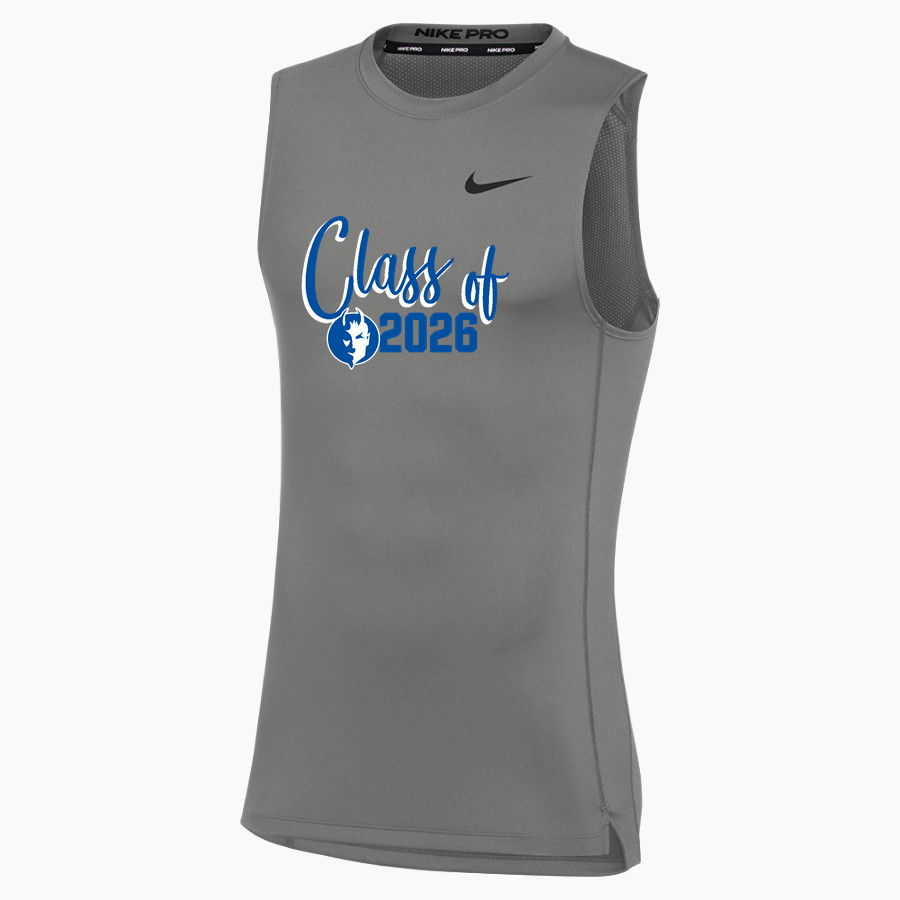 CAREY HIGH SCHOOL BLUE DEVILS <span class="pdp-name-mascot">CAREY BLUE DEVILS</span> Nike Men's Pro Sleeveless Compression Top