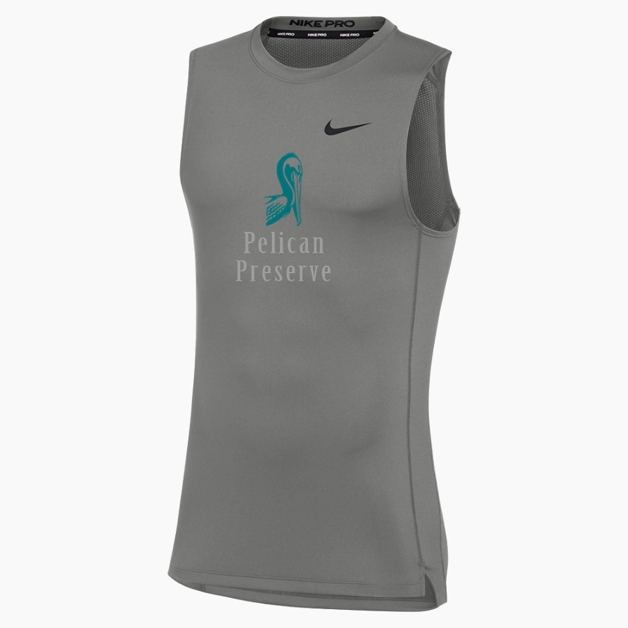 Pelican Preserve Community Association <span class="pdp-name-mascot">Pelican Preserve Community Association</span> Nike Men's Pro Sleeveless Compression Top
