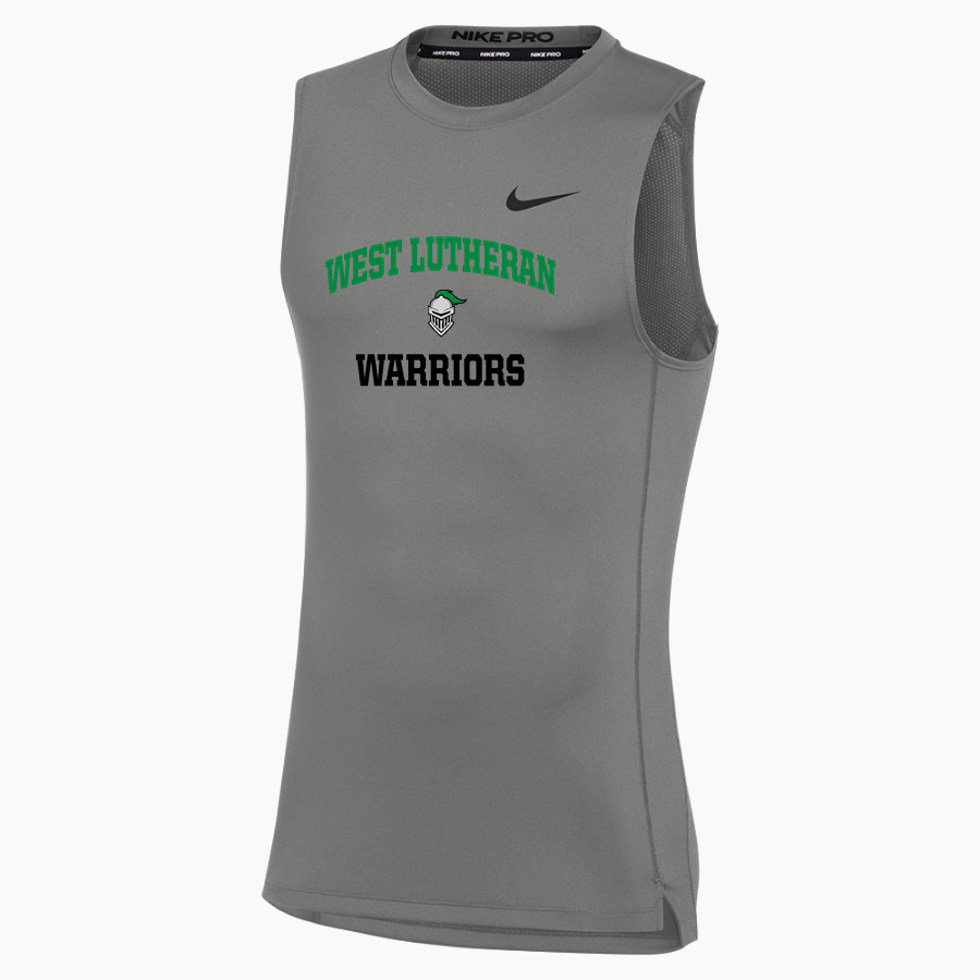 West Lutheran Warriors <span class="pdp-name-mascot">West Lutheran Warriors</span> Nike Men's Pro Sleeveless Compression Top