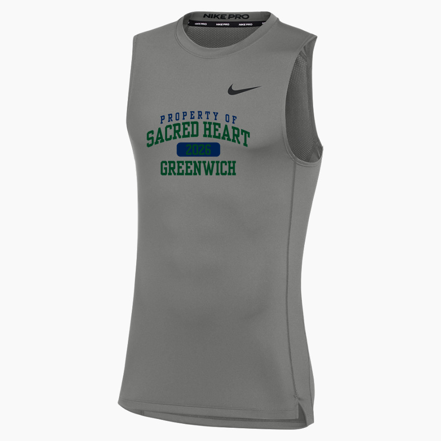 Sacred Heart Greenwich <span class="pdp-name-mascot">Sacred Heart Tigers</span> Nike Men's Pro Sleeveless Compression Top