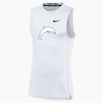 Bergman Dolphins Nike Men's Pro Sleeveless Compression Top Front Thumbnail