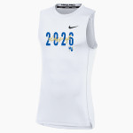 Divine Savior Academy Sharks <span class="pdp-name-mascot">Divine Savior Sharks</span> Nike Men's Pro Sleeveless Compression Top Front Thumbnail