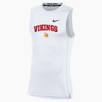VOORHEES VIKINGS official sideline store Nike Men's Pro Sleeveless Compression Top Front Thumbnail