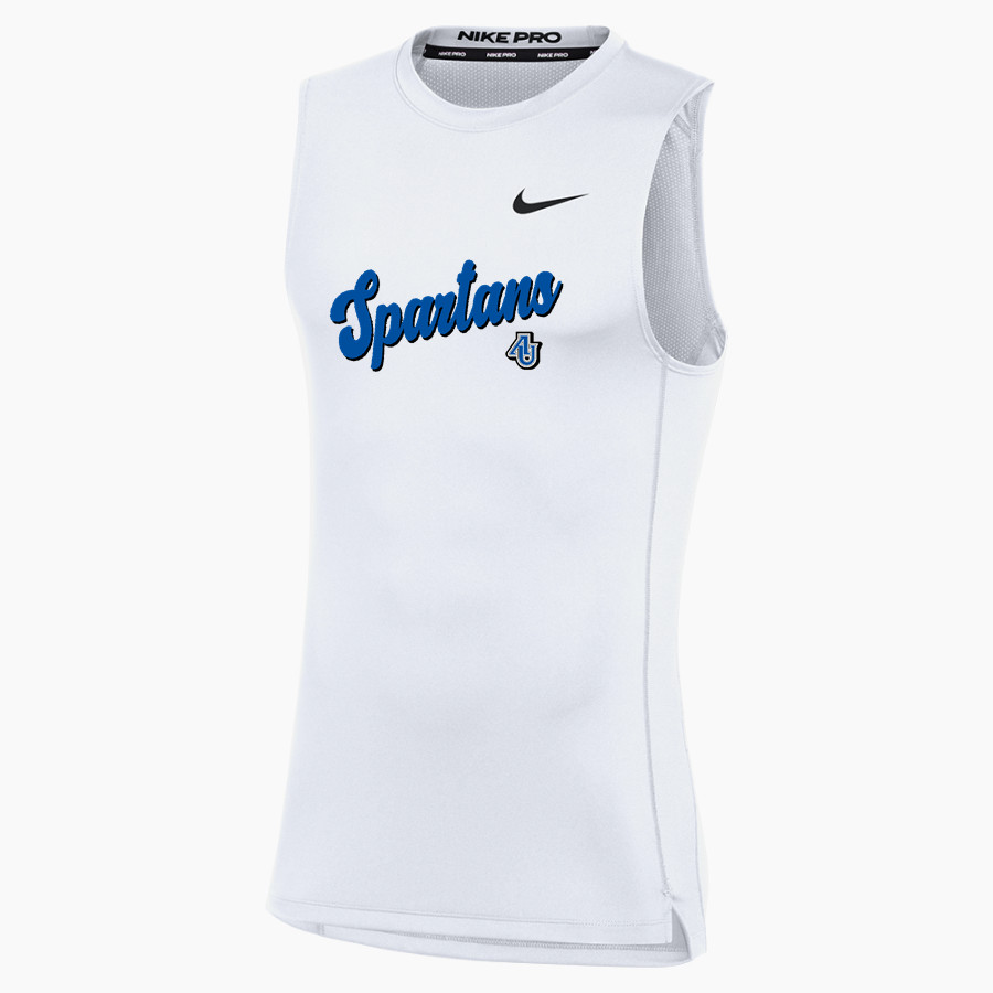 Aurora University Spartans Online Store <span class="pdp-name-mascot">Aurora Spartans</span> Nike Men's Pro Sleeveless Compression Top