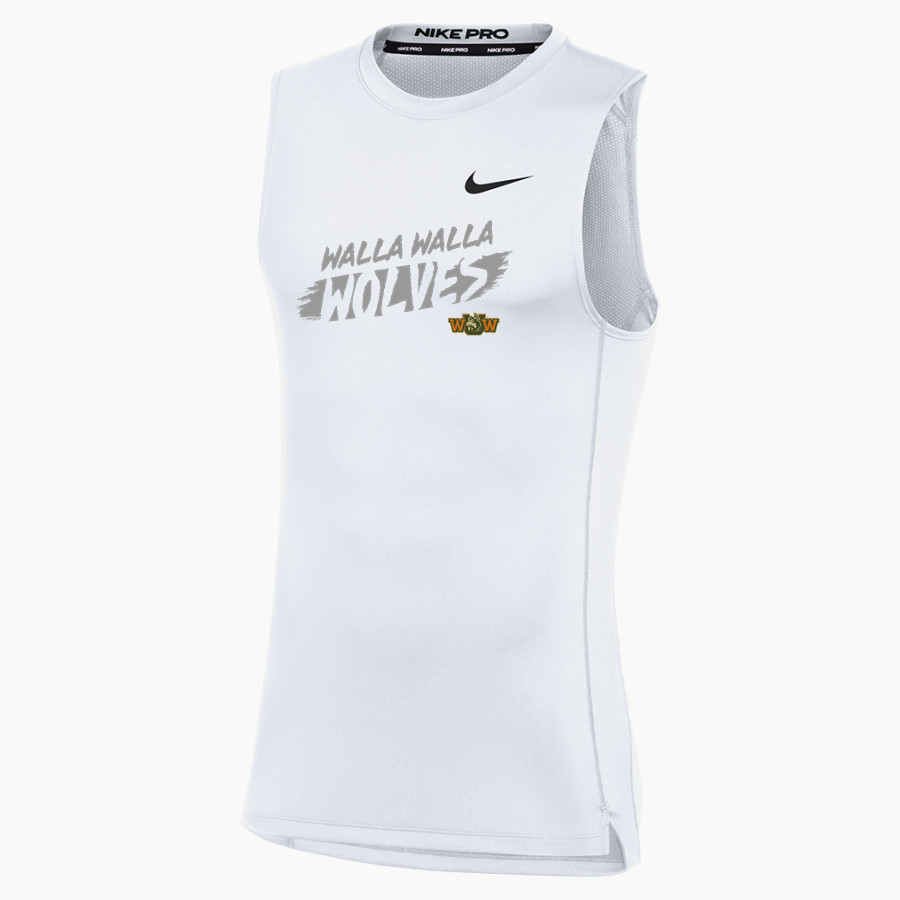 Walla Walla Wolves <span class="pdp-name-mascot">Walla Walla Wolves</span> Nike Men's Pro Sleeveless Compression Top