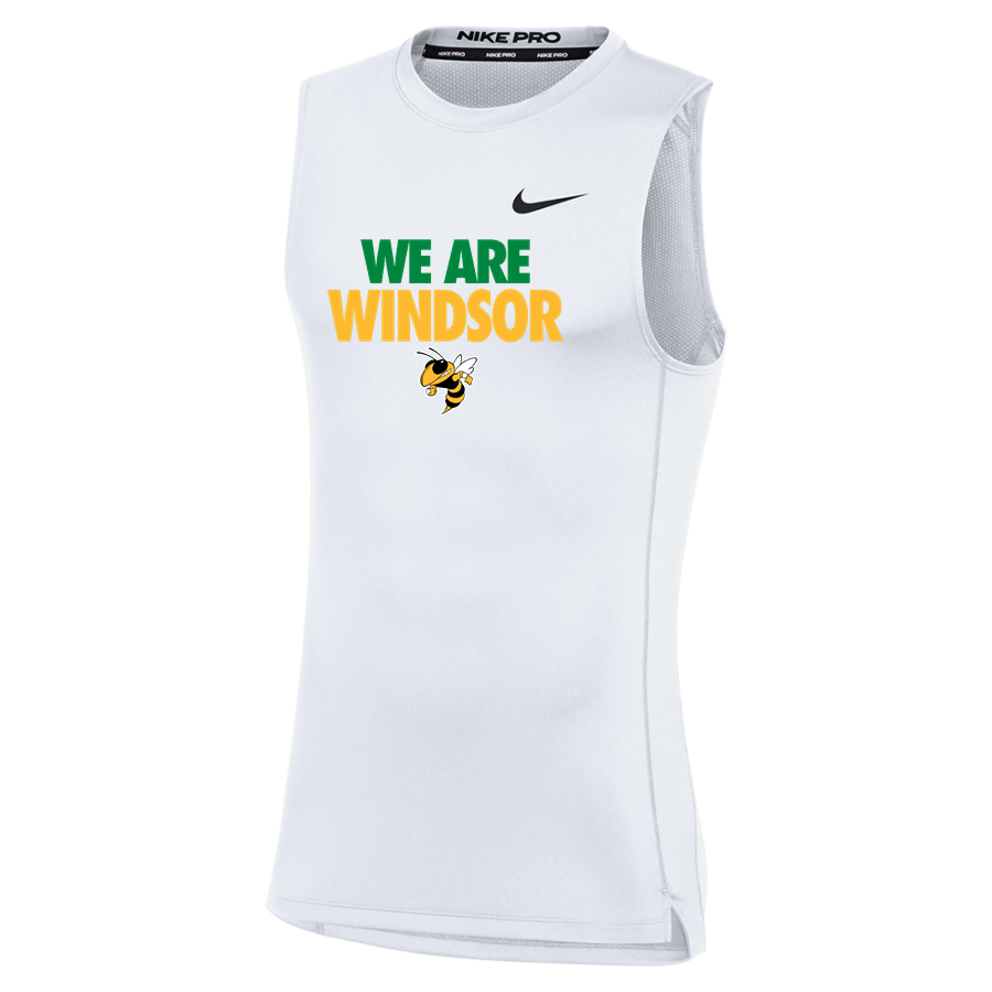 WINDSOR HIGH SCHOOL YELLOW JACKETS <span class="pdp-name-mascot">WINDSOR YELLOW JACKETS</span> Nike Men's Pro Sleeveless Compression Top