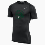Binghamton University <span class="pdp-name-mascot">Binghamton Bearcats</span> Nike Men's Pro Short Sleeve Compression Top Front Thumbnail