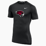 DELHI HIGH SCHOOL HAWKS Nike Men's Pro Short Sleeve Compression Top Front Thumbnail