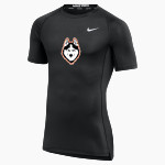 ABSAROKEE HIGH SCHOOL HUSKIES Nike Men's Pro Short Sleeve Compression Top Front Thumbnail