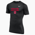 San Francisco University High School <span class="pdp-name-mascot">San Francisco University High School Red Devils</span> Nike Men's Pro Short Sleeve Compression Top Front Thumbnail