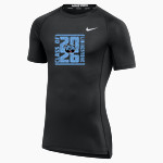Livingstone Blue Bears <span class="pdp-name-mascot">Livingstone College Blue Bears</span> Nike Men's Pro Short Sleeve Compression Top Front Thumbnail