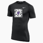 JJC Wolves <span class="pdp-name-mascot">JJC Wolves</span> Nike Men's Pro Short Sleeve Compression Top Front Thumbnail