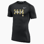 St. FRANCIS HIGH SCHOOL GOLDEN KNIGHTS <span class="pdp-name-mascot">SAINT FRANCIS GOLDEN KNIGHTS</span> Nike Men's Pro Short Sleeve Compression Top Front Thumbnail