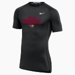 VOORHEES VIKINGS official sideline store Nike Men's Pro Short Sleeve Compression Top Front Thumbnail