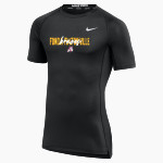 FONDA FULTONVILLE HIGH SCHOOL BRAVES <span class="pdp-name-mascot">FONDA FULTONVILLE BRAVES</span> Nike Men's Pro Short Sleeve Compression Top Front Thumbnail