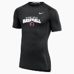 Burnt Hills-Ballston Lake <span class="pdp-name-mascot">Burnt Hills Spartans</span> Nike Men's Pro Short Sleeve Compression Top Front Thumbnail