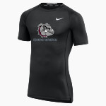 EDMOND MEMORIAL HIGH SCHOOL BULLDOGS <span class="pdp-name-mascot">EDMOND MEMORIAL BULLDOGS</span> Nike Men's Pro Short Sleeve Compression Top Front Thumbnail
