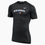 Active Academies Active Academy <span class="pdp-name-mascot">Active Academy</span> Nike Men's Pro Short Sleeve Compression Top Front Thumbnail