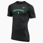 West Lutheran Warriors Nike Men's Pro Short Sleeve Compression Top Front Thumbnail