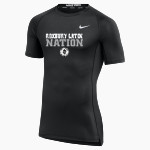 Roxbury Latin <span class="pdp-name-mascot">Roxbury Latin Foxes</span> Nike Men's Pro Short Sleeve Compression Top Front Thumbnail