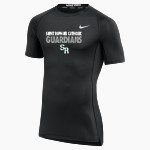 Saint Raphael Catholic Guardians <span class="pdp-name-mascot">Saint Raphael Catholic Guardians</span> Nike Men's Pro Short Sleeve Compression Top Front Thumbnail