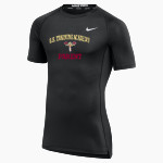 S.S. Training Academy Online Apparel Store <span class="pdp-name-mascot">Sport Science Training Academy</span> Nike Men's Pro Short Sleeve Compression Top Front Thumbnail