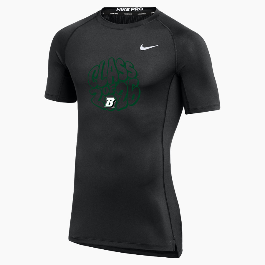 Binghamton University <span class="pdp-name-mascot">Binghamton Bearcats</span> Nike Men's Pro Short Sleeve Compression Top