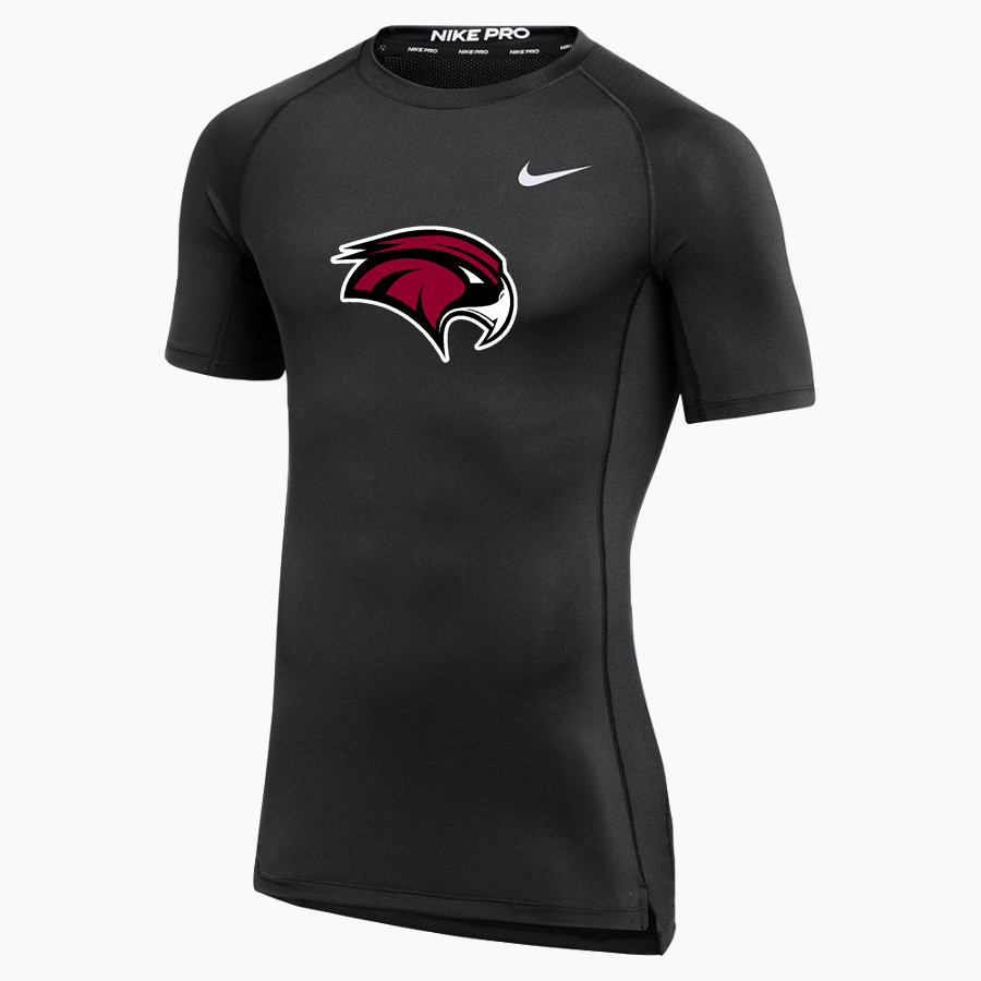 DELHI HIGH SCHOOL HAWKS Nike Men's Pro Short Sleeve Compression Top