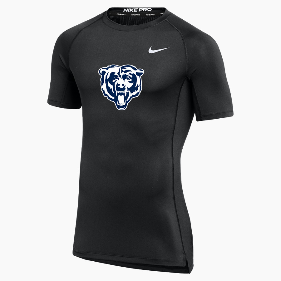LEETONIA HIGH SCHOOL BEARS Nike Men's Pro Short Sleeve Compression Top