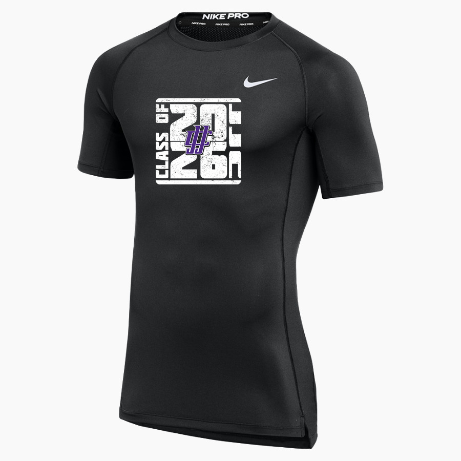 JJC Wolves <span class="pdp-name-mascot">JJC Wolves</span> Nike Men's Pro Short Sleeve Compression Top