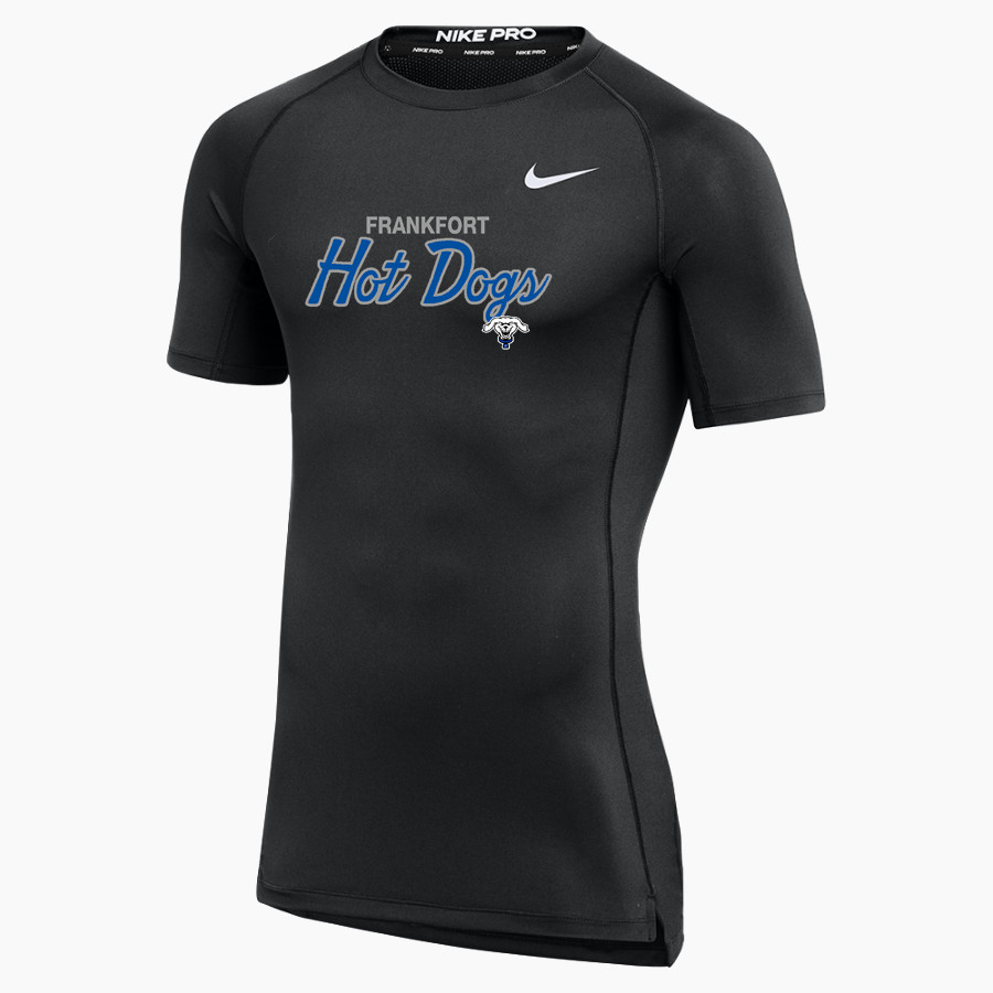 Frankfort Hot Dogs <span class="pdp-name-mascot">Frankfort Hot Dogs</span> Nike Men's Pro Short Sleeve Compression Top