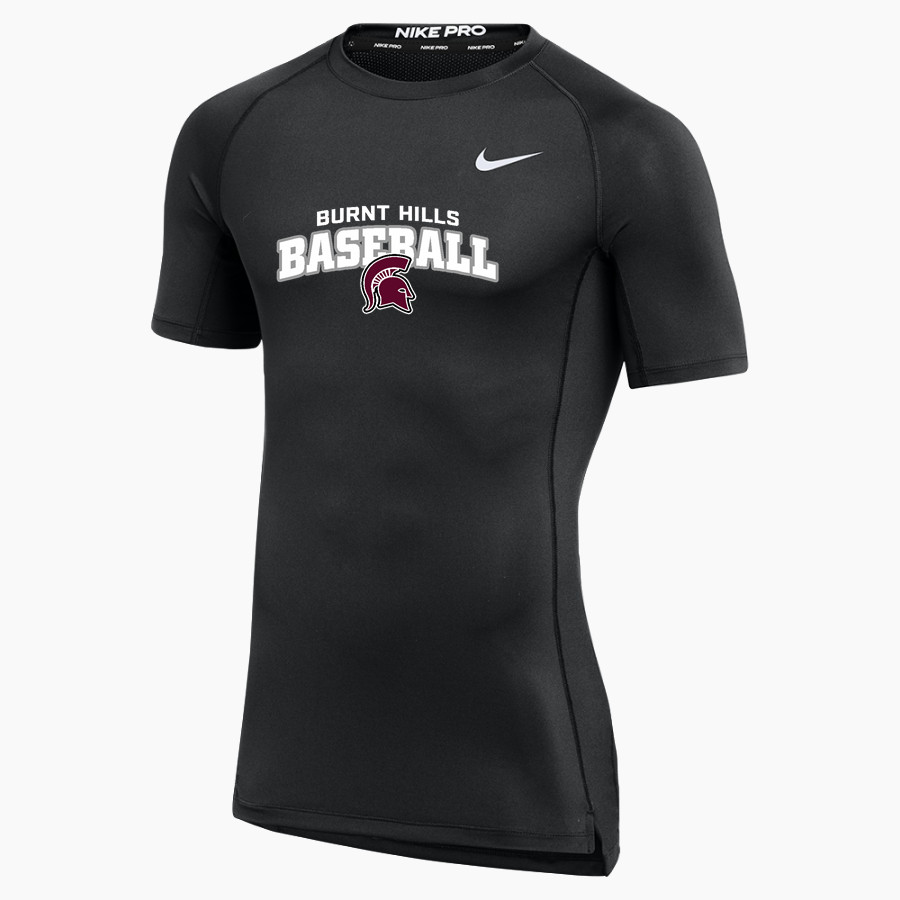 Burnt Hills-Ballston Lake <span class="pdp-name-mascot">Burnt Hills Spartans</span> Nike Men's Pro Short Sleeve Compression Top