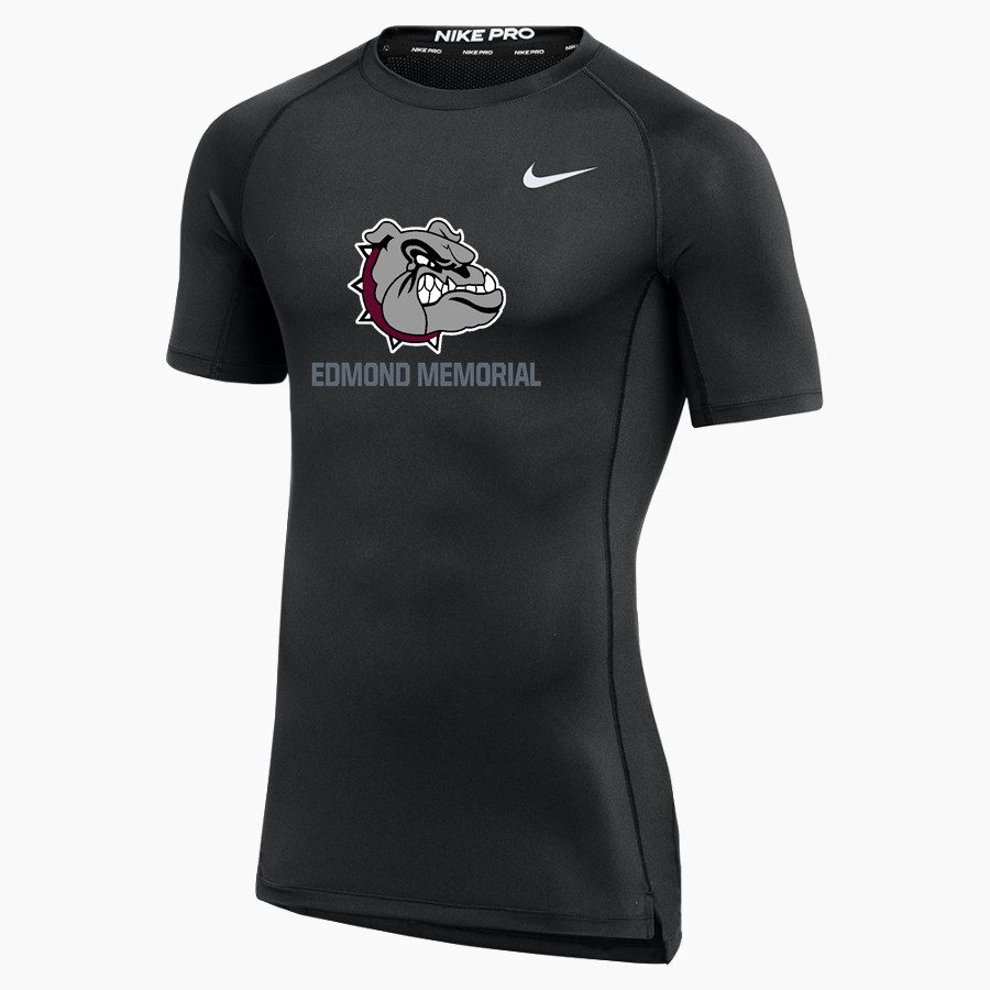 EDMOND MEMORIAL HIGH SCHOOL BULLDOGS <span class="pdp-name-mascot">EDMOND MEMORIAL BULLDOGS</span> Nike Men's Pro Short Sleeve Compression Top
