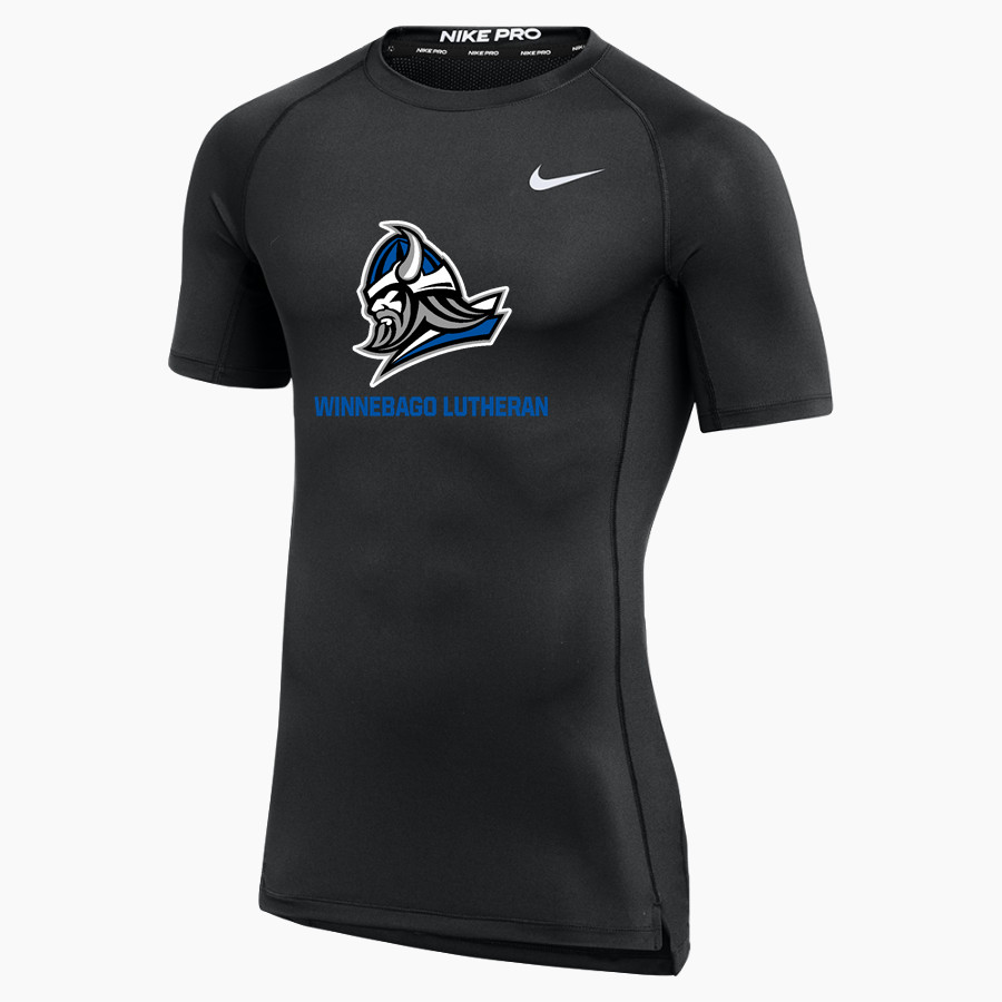 Winnebago Lutheran Vikings Online Store Nike Men's Pro Short Sleeve Compression Top