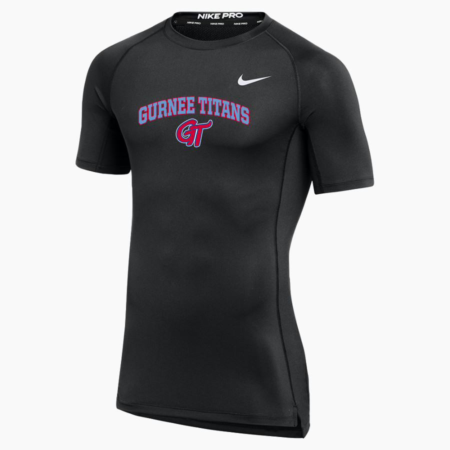 Gurnee Youth Baseball Gurnee <span class="pdp-name-mascot">Gurnee Youth Baseball</span> Nike Men's Pro Short Sleeve Compression Top