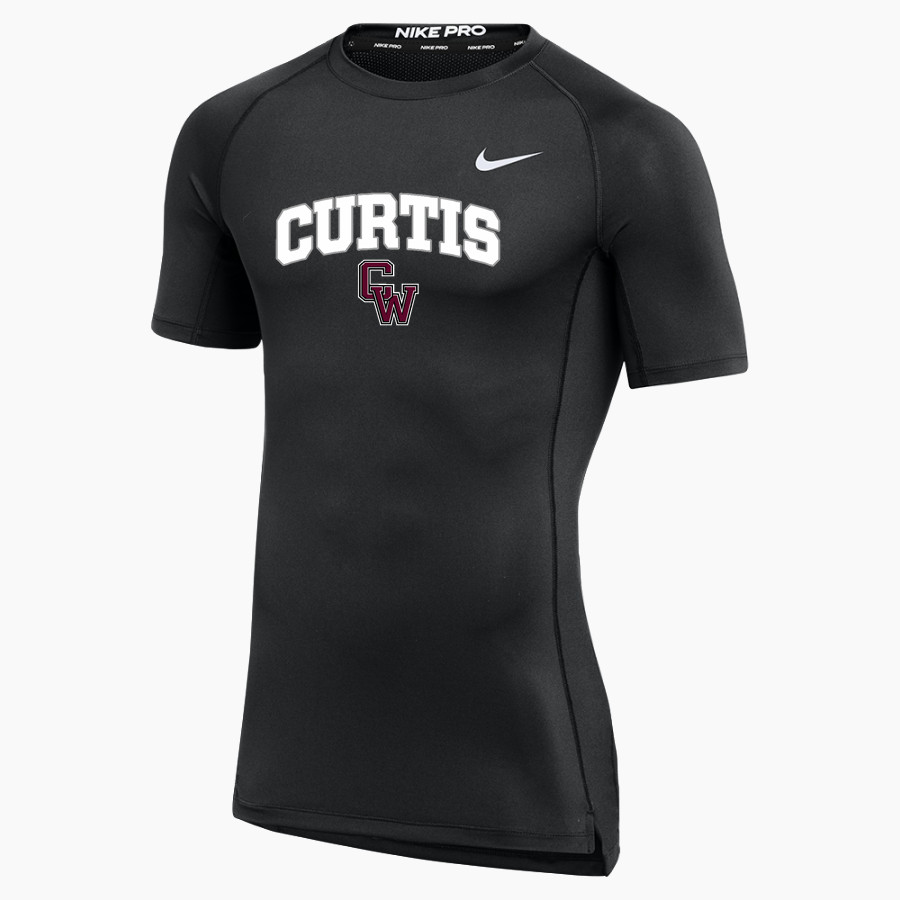 Curtis Warriors <span class="pdp-name-mascot">Curtis Warriors</span> Nike Men's Pro Short Sleeve Compression Top