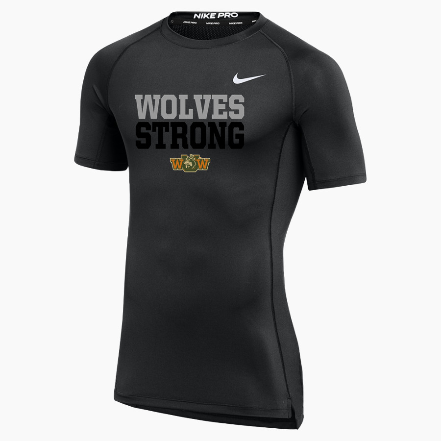 Walla Walla Wolves <span class="pdp-name-mascot">Walla Walla Wolves</span> Nike Men's Pro Short Sleeve Compression Top