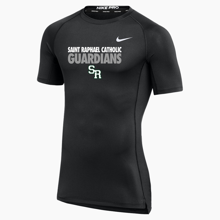 Saint Raphael Catholic Guardians <span class="pdp-name-mascot">Saint Raphael Catholic Guardians</span> Nike Men's Pro Short Sleeve Compression Top