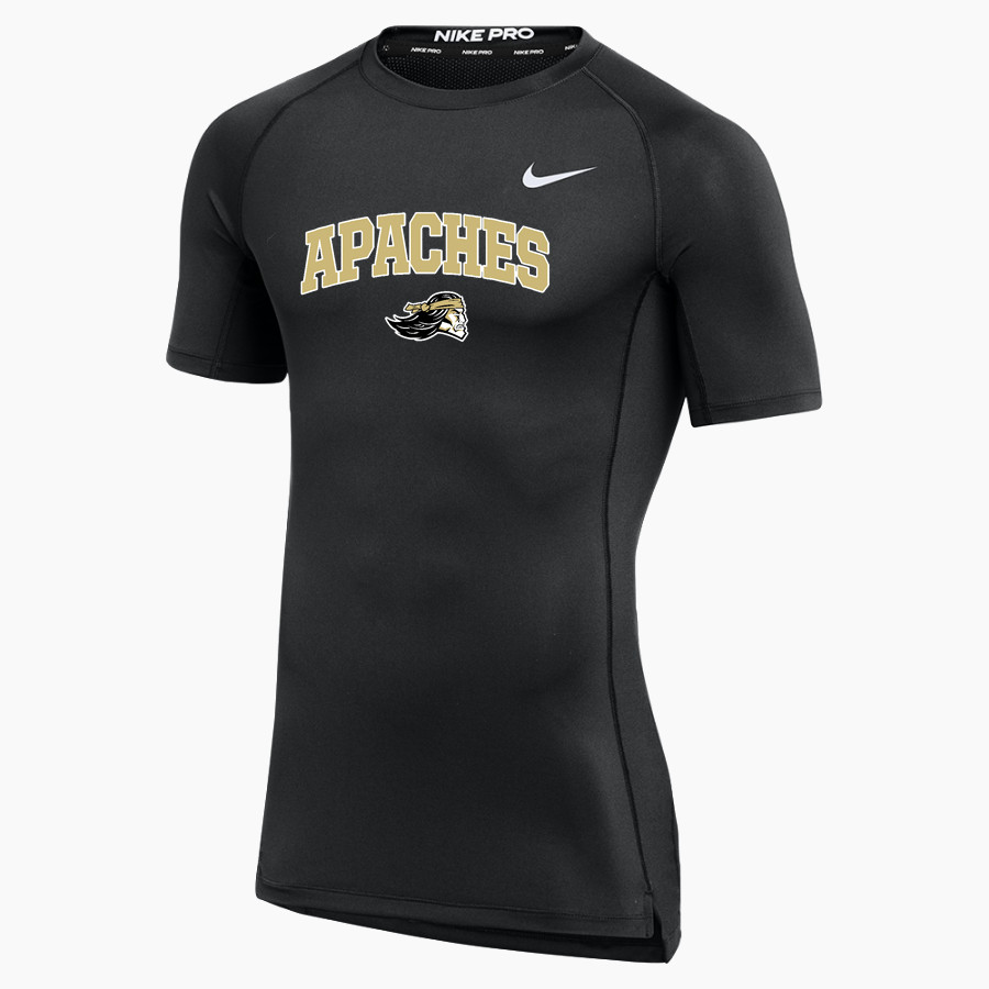 POTTSVILLE HIGH SCHOOL APACHES <span class="pdp-name-mascot">POTTSVILLE APACHES</span> Nike Men's Pro Short Sleeve Compression Top