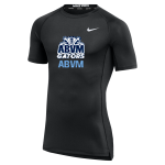 Assumption of the Blessed Virgin Mary School <span class="pdp-name-mascot">ABVM Gators</span> Nike Men's Pro Short Sleeve Compression Top Front Thumbnail