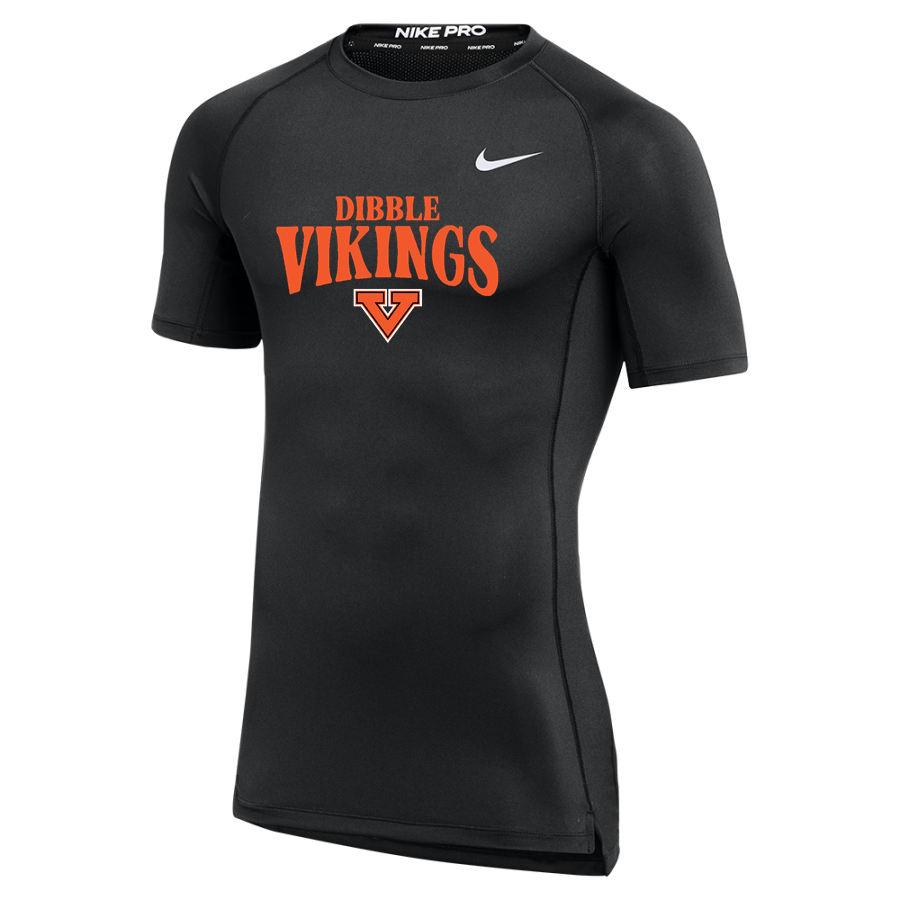 Dibble Vikings <span class="pdp-name-mascot">Dibble Vikings</span> Nike Men's Pro Short Sleeve Compression Top