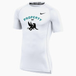 ACADEMY AT PALUMBO HIGH SCHOOL GRIFFINS Nike Men's Pro Short Sleeve Compression Top Front Thumbnail