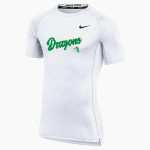 St. Mary's Dragons Nike Men's Pro Short Sleeve Compression Top Front Thumbnail