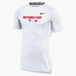 PORTSMOUTH ABBEY SCHOOL RAVENS <span class="pdp-name-mascot">PORTSMOUTH ABBEY RAVENS</span> Nike Men's Pro Short Sleeve Compression Top Front Thumbnail