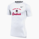 SETON CATHOLIC HIGH SCHOOL CARDINALS <span class="pdp-name-mascot">SETON CARDINALS</span> Nike Men's Pro Short Sleeve Compression Top Front Thumbnail
