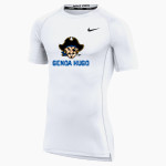 GENOA HUGO HIGH SCHOOL PIRATES Nike Men's Pro Short Sleeve Compression Top Front Thumbnail