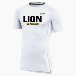 LEVERETTS CHAPEL HIGH SCHOOL LIONS <span class="pdp-name-mascot">LEVERETTS CHAPEL LIONS</span> Nike Men's Pro Short Sleeve Compression Top Front Thumbnail