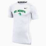 St. Mary's Dragons Nike Men's Pro Short Sleeve Compression Top Front Thumbnail