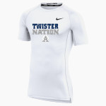 OLDENBURG ACADEMY TWISTERS Nike Men's Pro Short Sleeve Compression Top Front Thumbnail