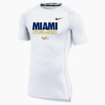 MIAMI SENIOR HIGH SCHOOL STINGAREES Nike Men's Pro Short Sleeve Compression Top Front Thumbnail